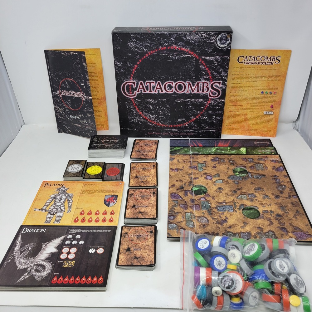 Catacombs First Edition Board Game Plus Expansions 2010